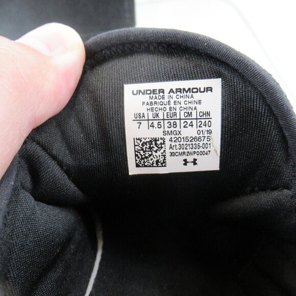 Under Armour Women's Breathe Trainer Sneaker Black Size 7 - Picture 7 of 10